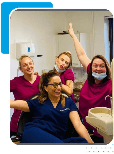 Rainworth Dental Care team in treatment room